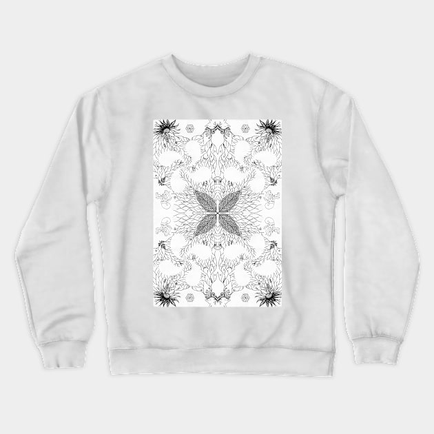 Nature's Patterns Crewneck Sweatshirt by wanungara